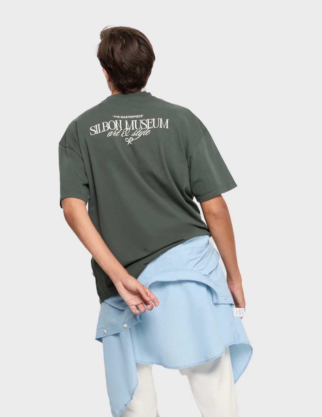 Silbon Museum camiseta verde para hombre