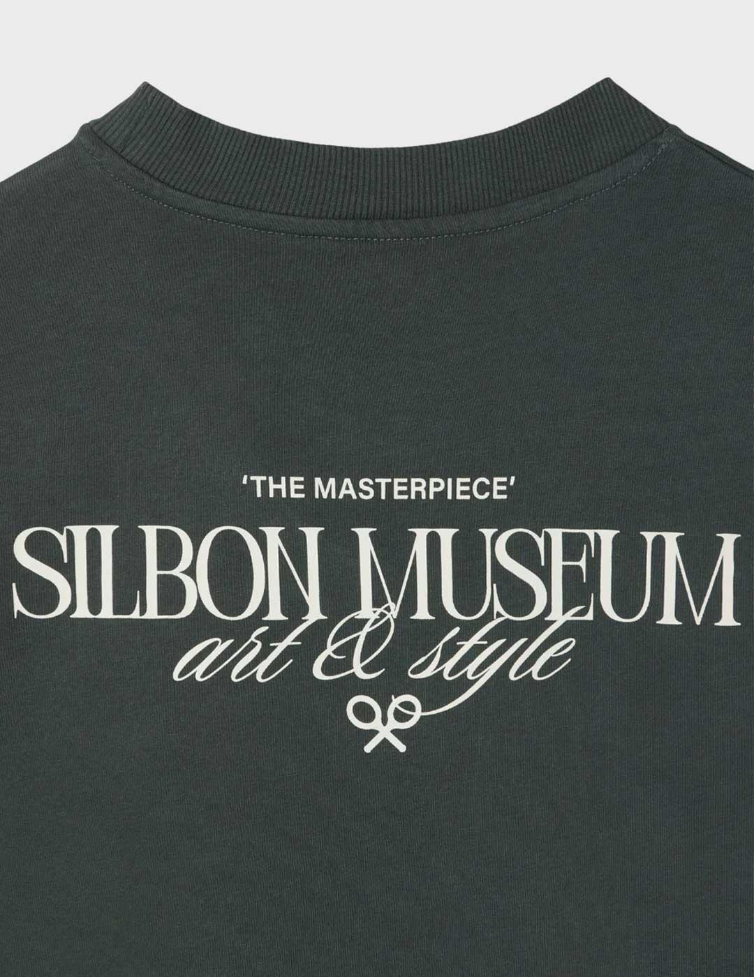 Silbon Museum camiseta verde para hombre