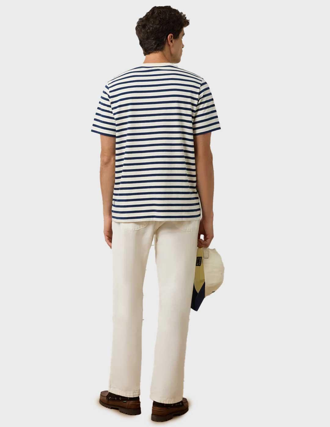 Silbon Raya Media camiseta azul marino para hombre