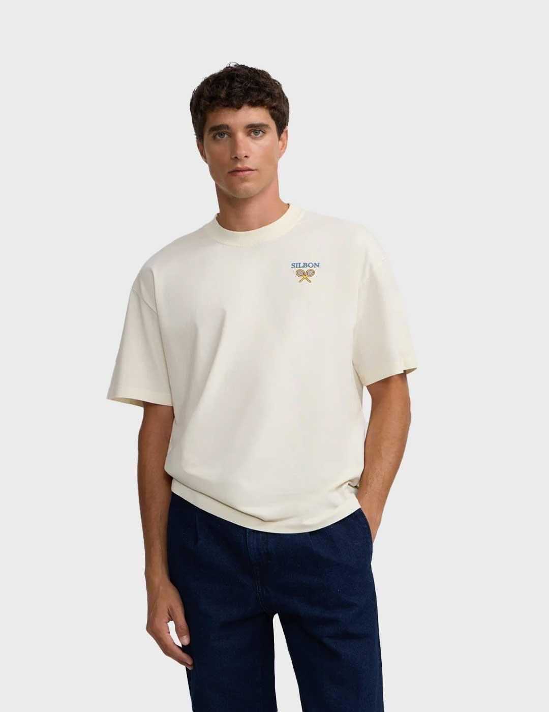 Sibon Relaxed Fit camiseta beige para hombre