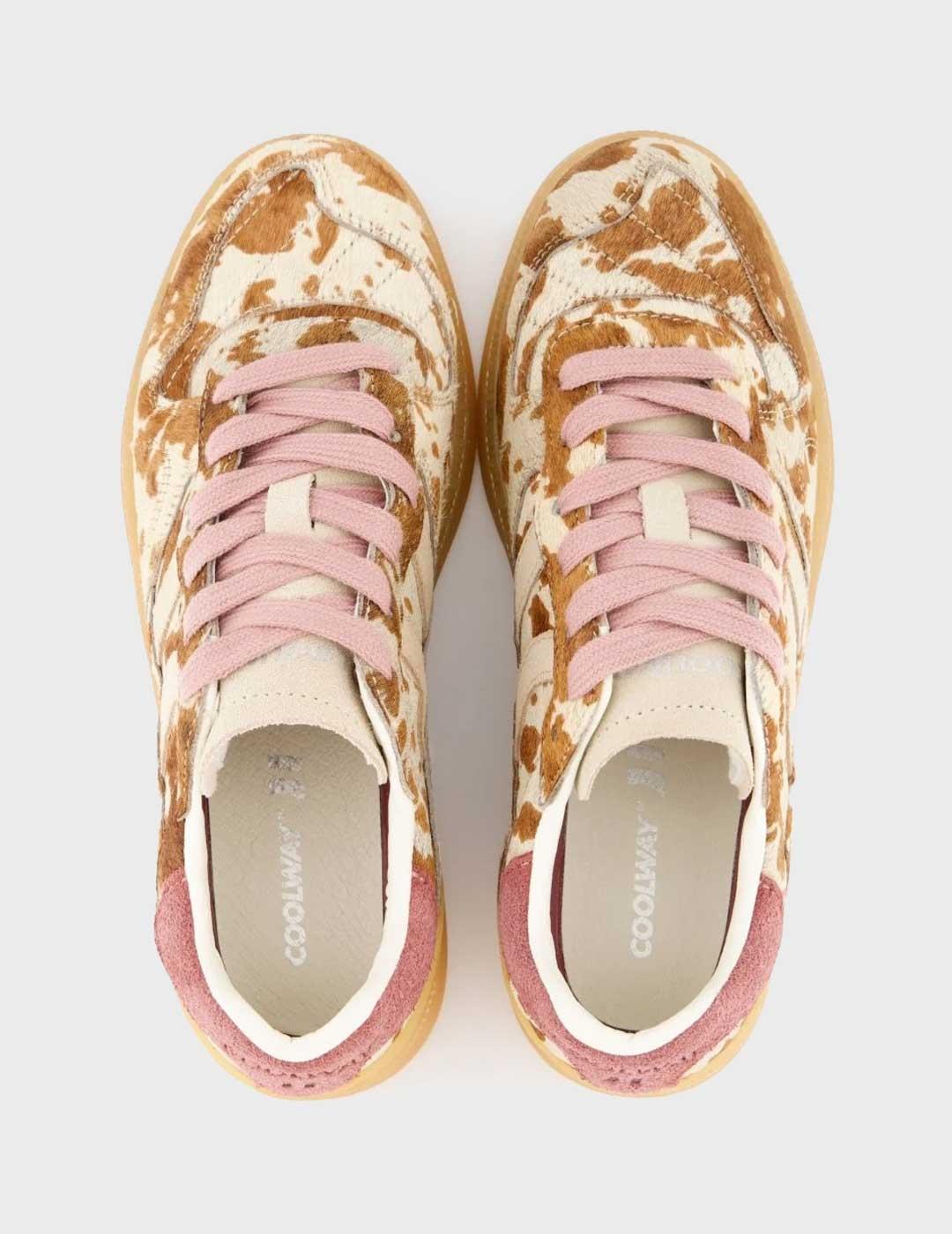 Coolway Goal zapatilla marrón para mujer