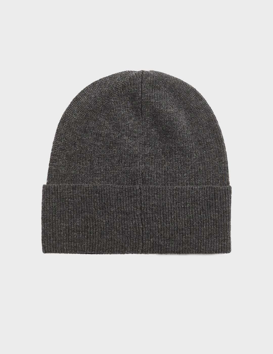 Lyle & Scott Lambswool Blend gorro gris para hombre