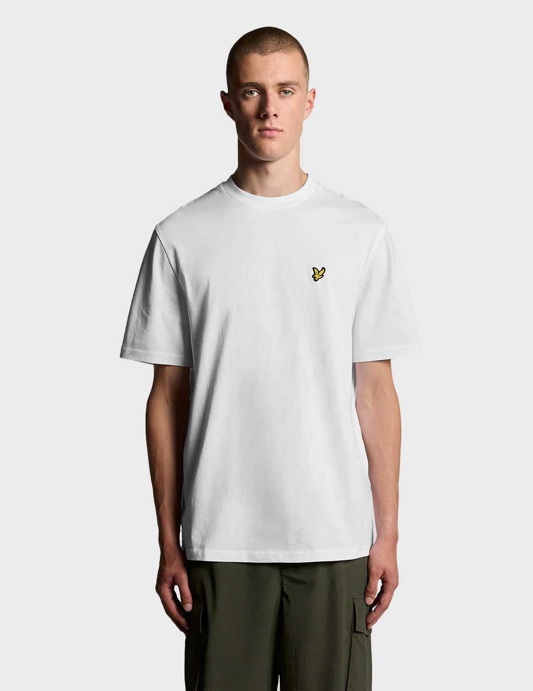 Lyle & Scott Oversize camiseta blanca para hombre