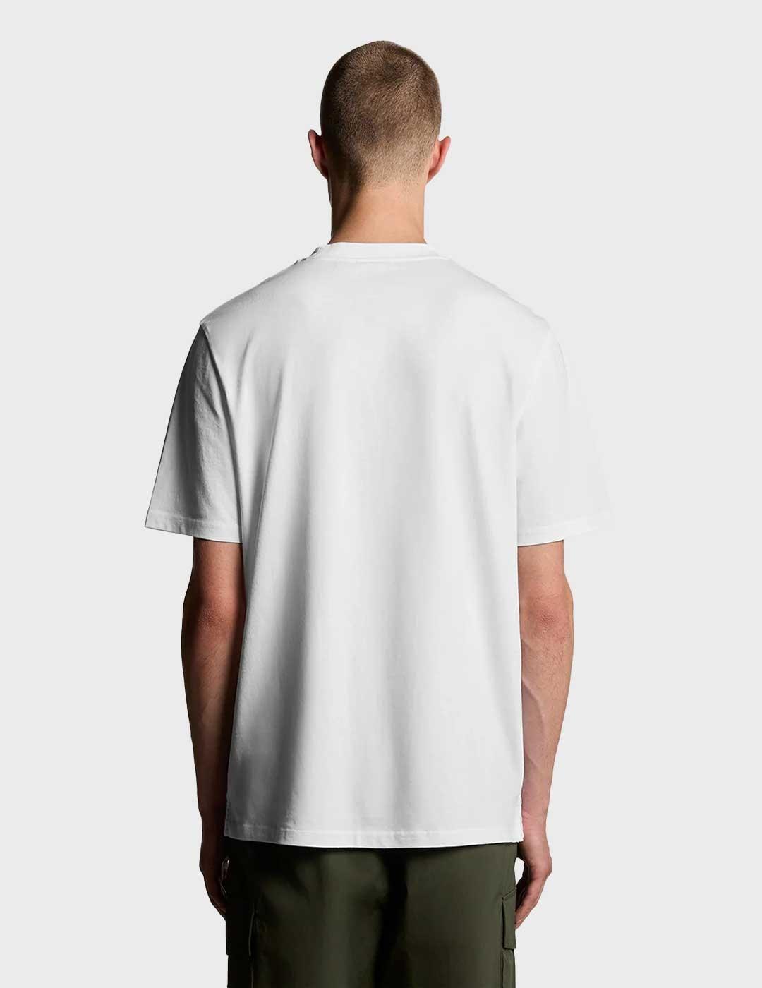 Lyle & Scott Oversize camiseta blanca para hombre