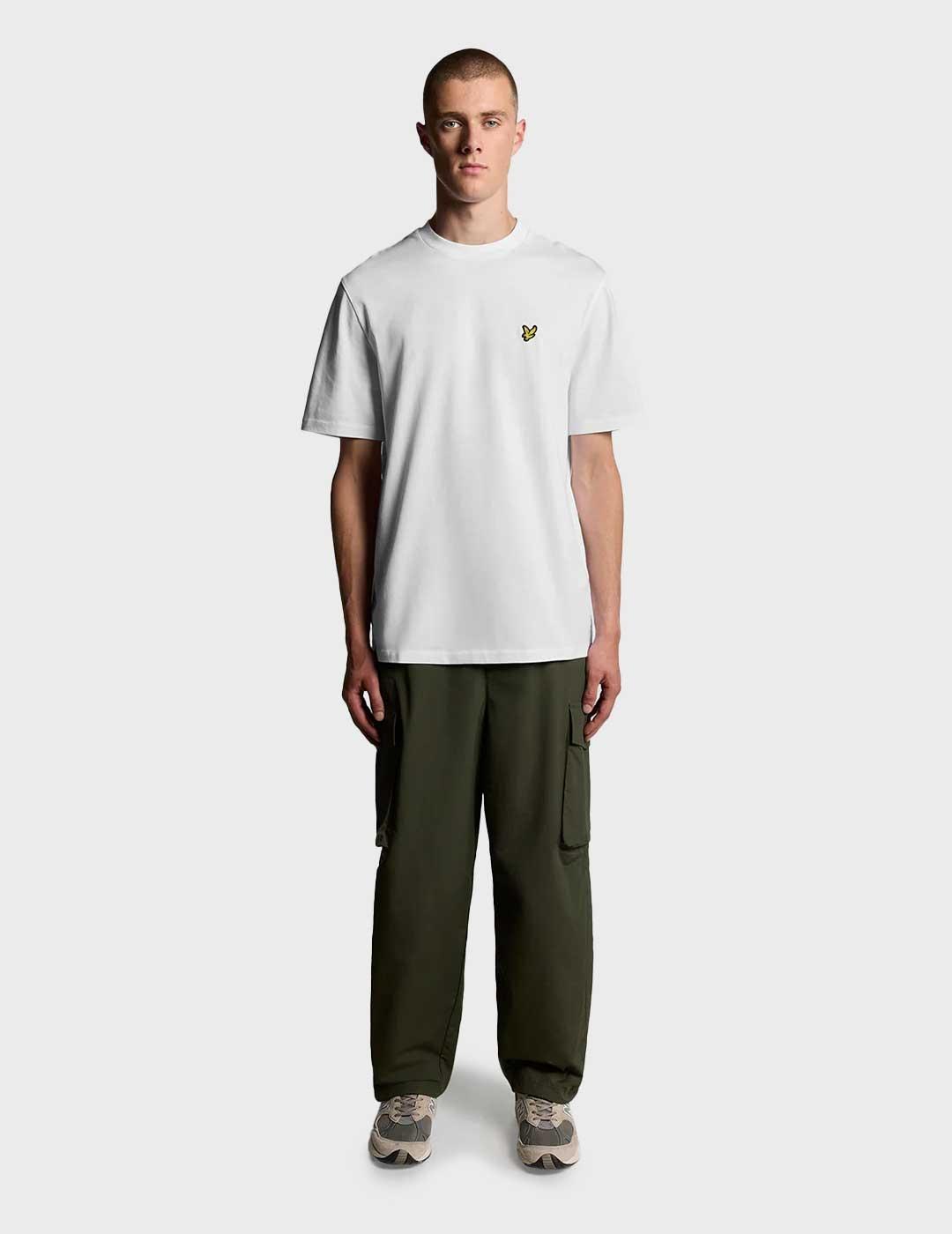 Lyle & Scott Oversize camiseta blanca para hombre