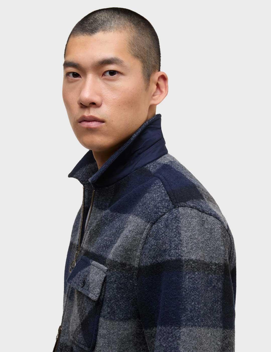 Barbour International Hailwood chaqueta azul marino hombre