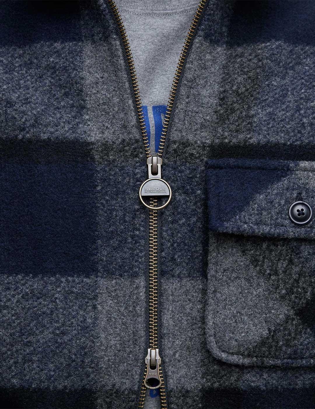 Barbour International Hailwood chaqueta azul marino hombre