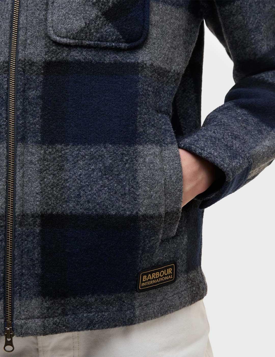 Barbour International Hailwood chaqueta azul marino hombre