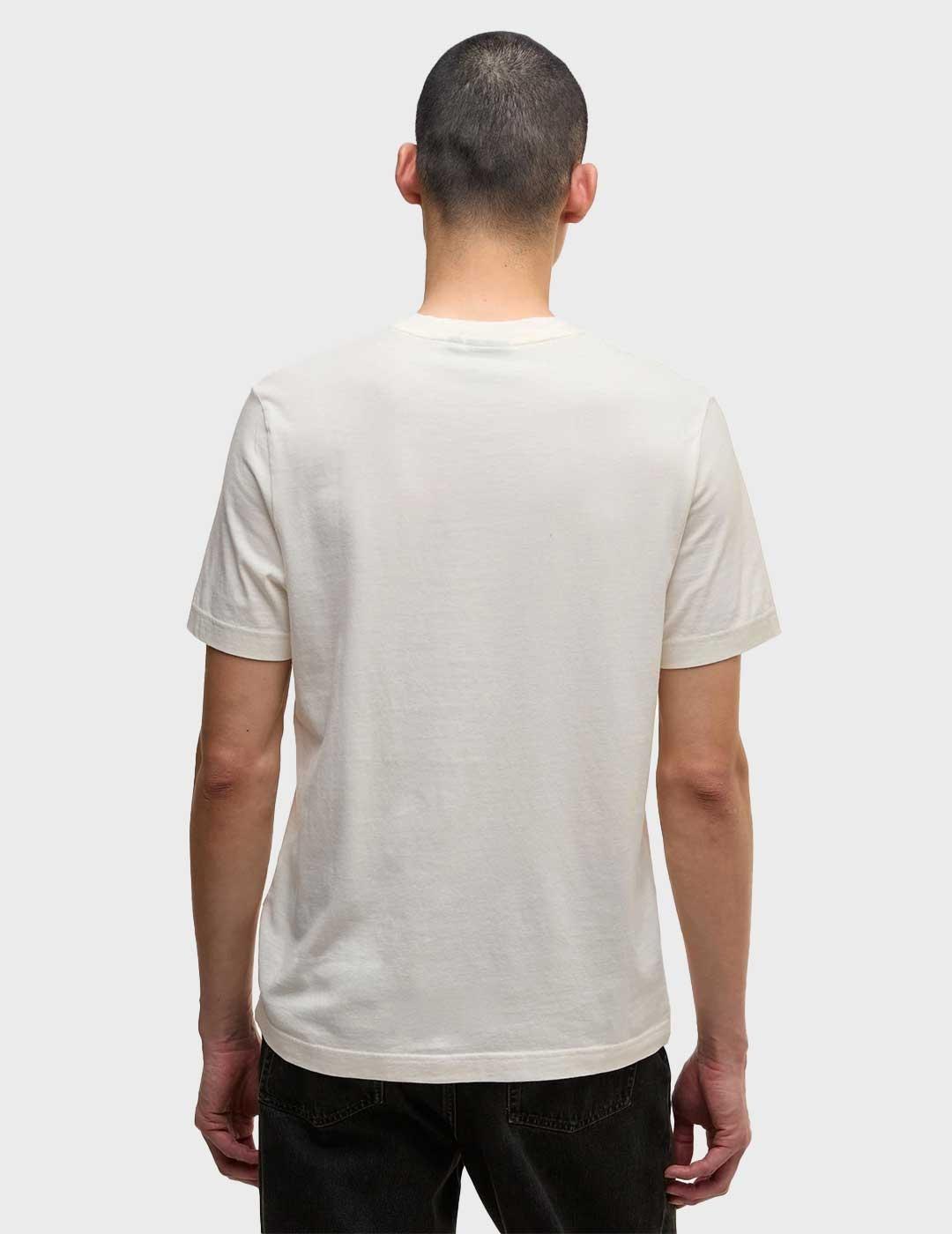 Barbour International Graphic camiseta beige para hombre