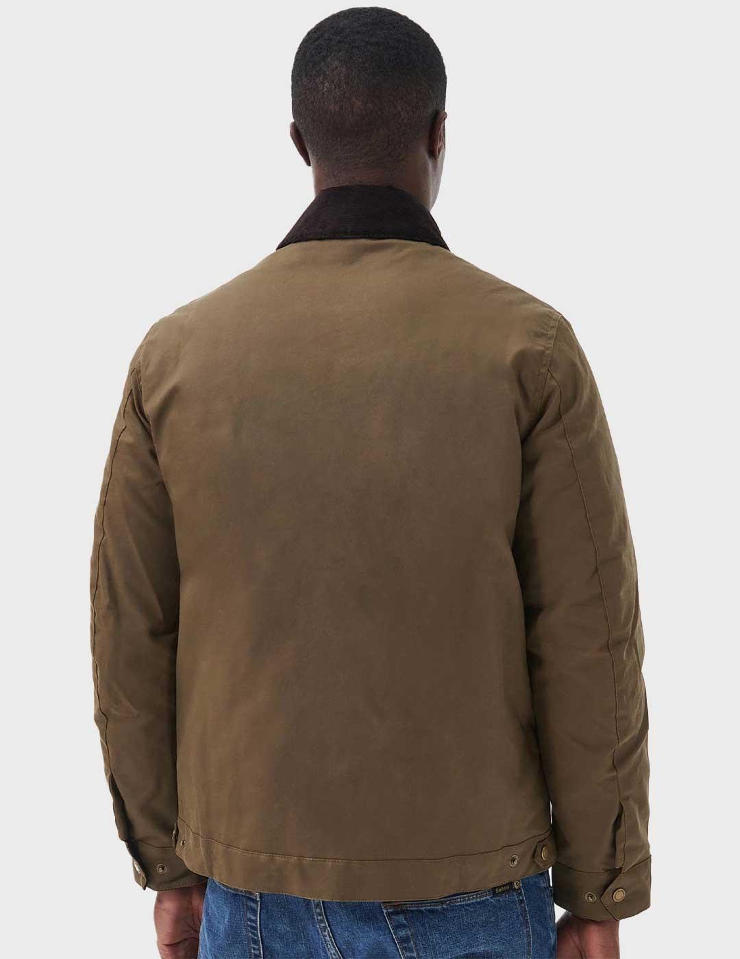 Barbour International Workers chaqueta marrón para hombre