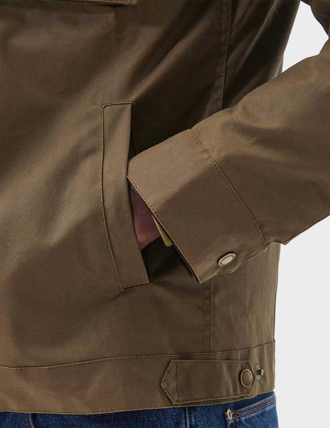 Barbour International Workers chaqueta marrón para hombre