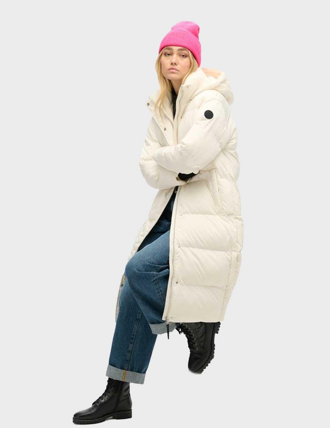 Superdry gorro rosa para mujer