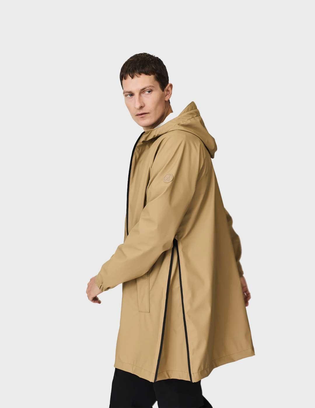 Tanta Rainwear Arashi chaqueta camel impermeable para hombre