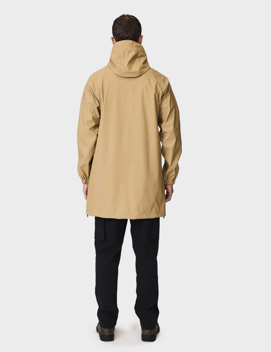 Tanta Rainwear Arashi chaqueta camel impermeable para hombre