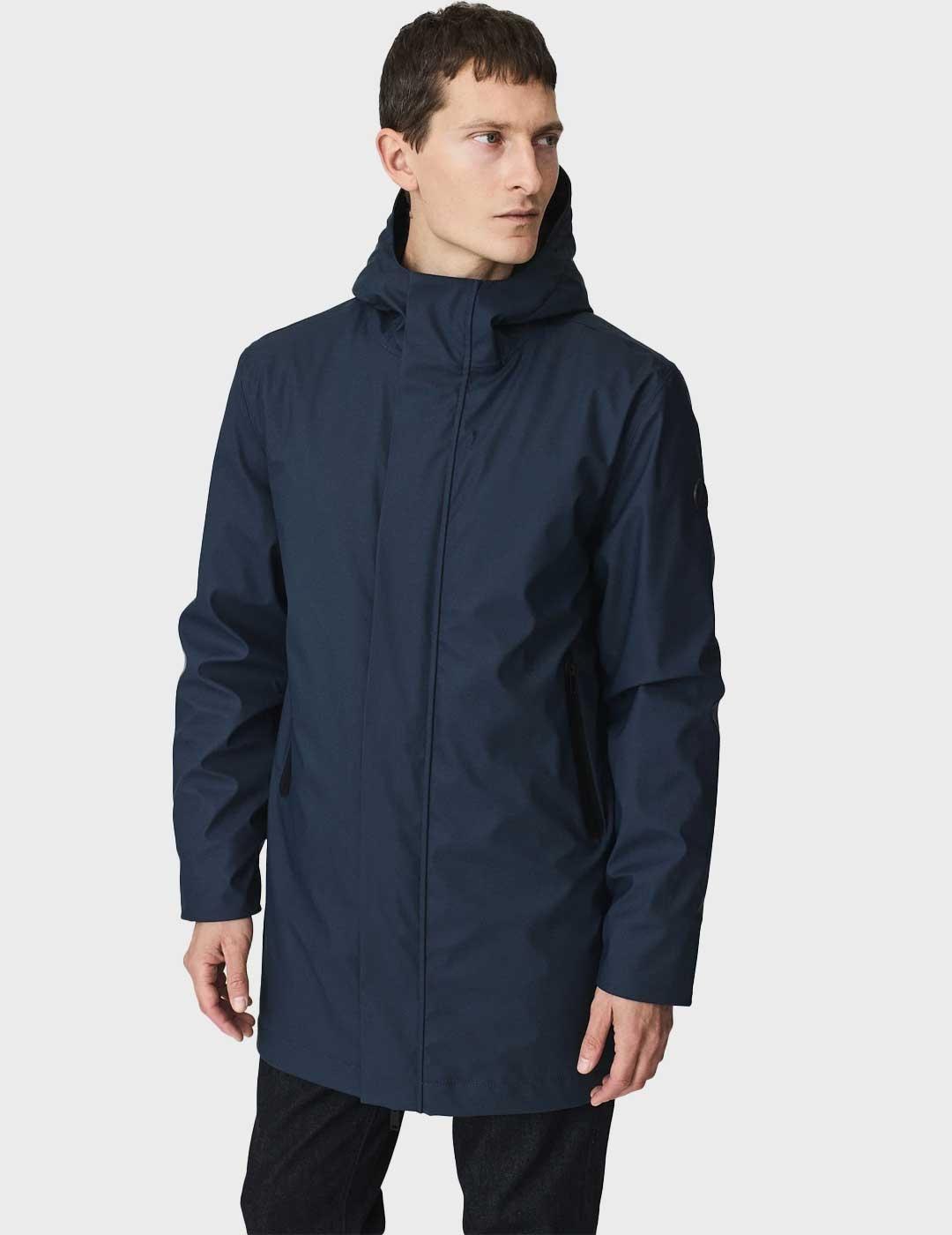 Tanta Rainwear Monetine chaqueta marina impermeable hombre
