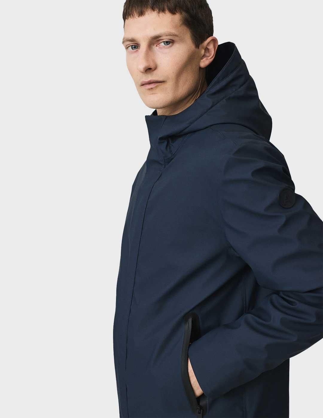 Tanta Rainwear Monetine chaqueta marina impermeable hombre