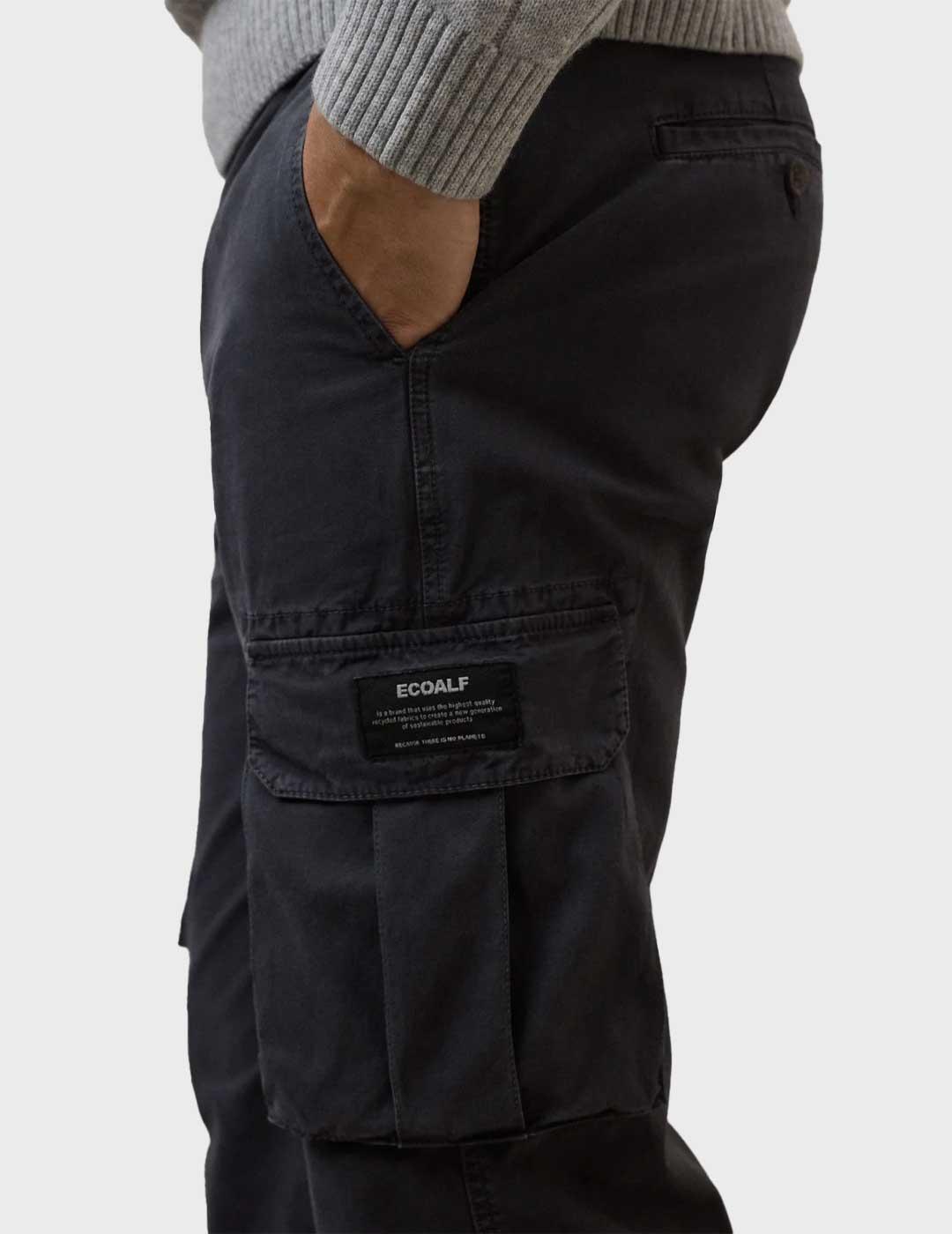 Ecoalf Marne pantalón negro para hombre