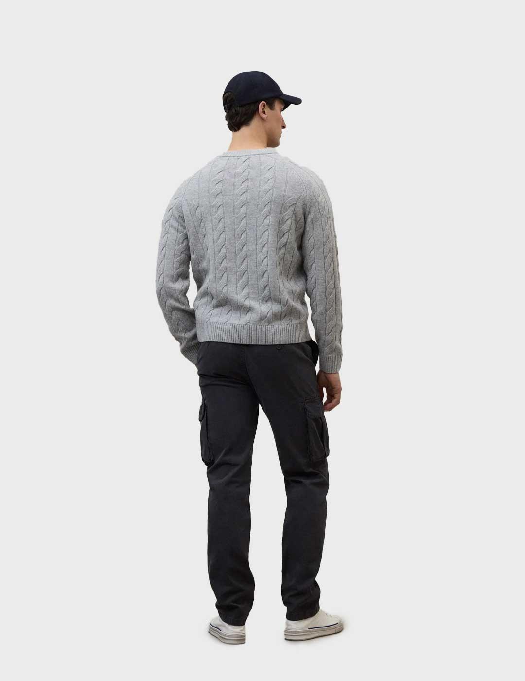 Ecoalf Marne pantalón negro para hombre