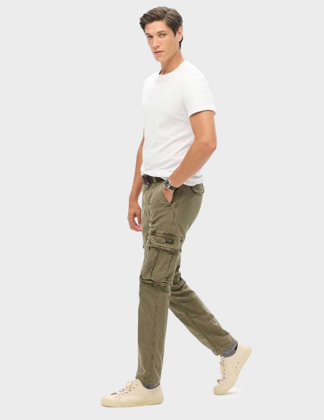 Superdry Core Cargo pantalón verde para hombre