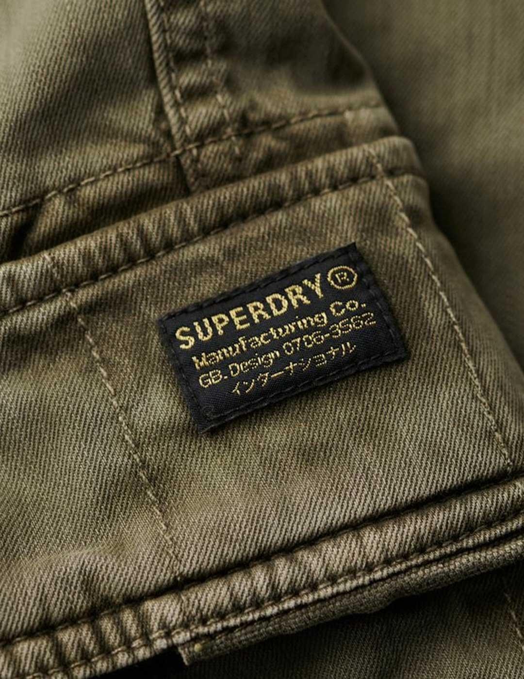 Superdry Core Cargo pantalón verde para hombre