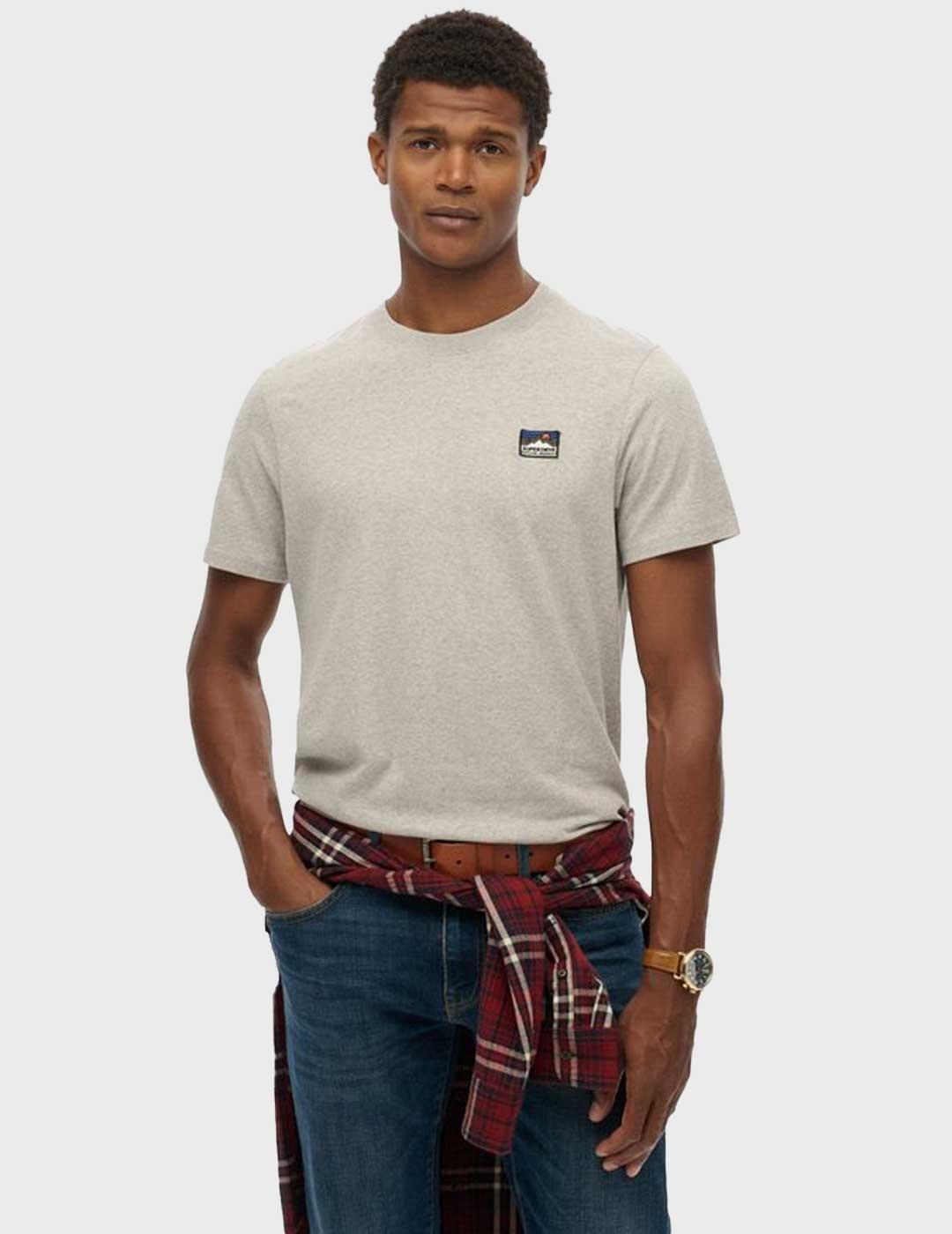 Superdry Great Outdoors camiseta gris para hombre