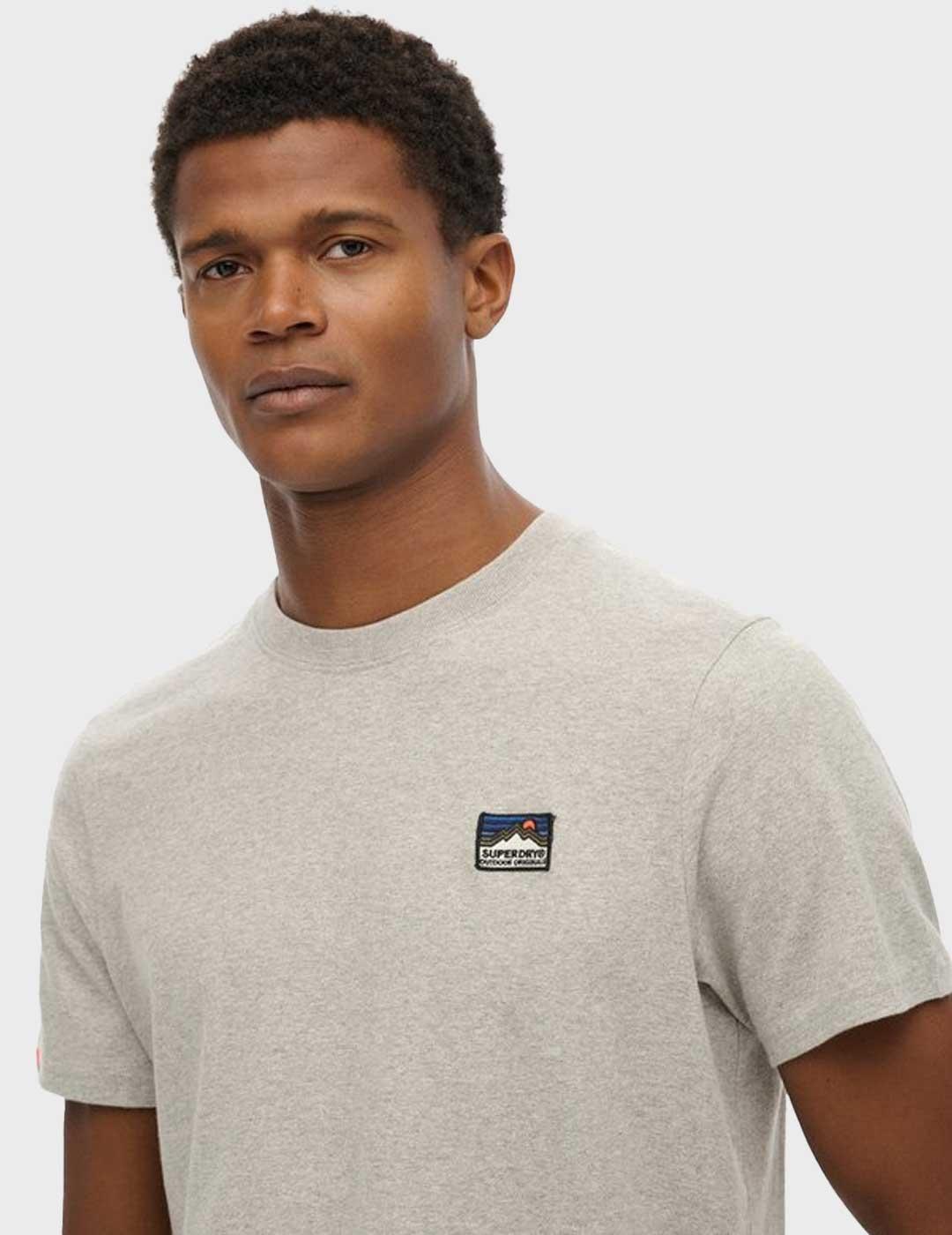 Superdry Great Outdoors camiseta gris para hombre