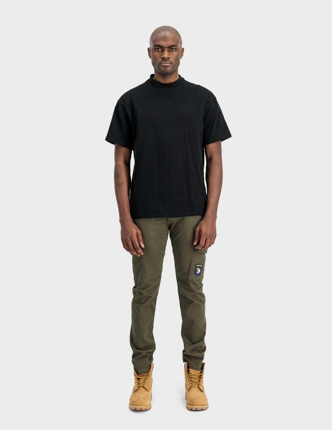 Alpha Petrol Patch pantalón verde para hombre