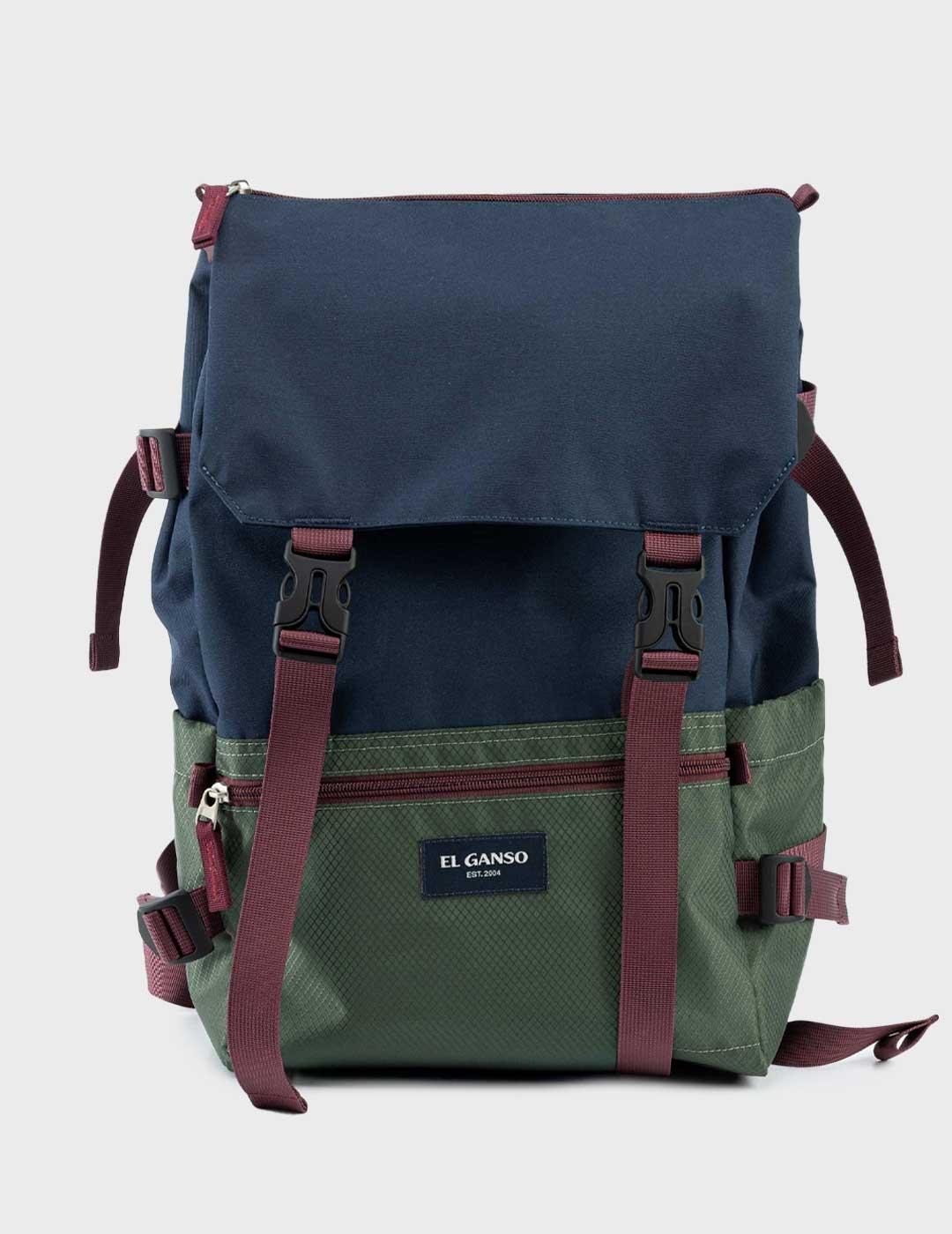 El Ganso Trekking mochila azul marino para hombre y mujer