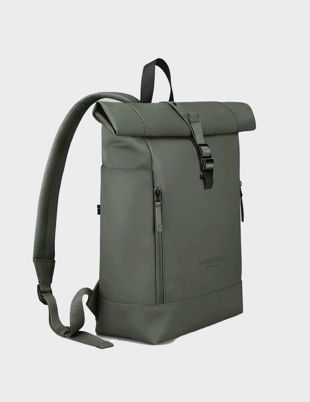 Gastón Luga mochila verde Rullen 13 para hombre y mujer