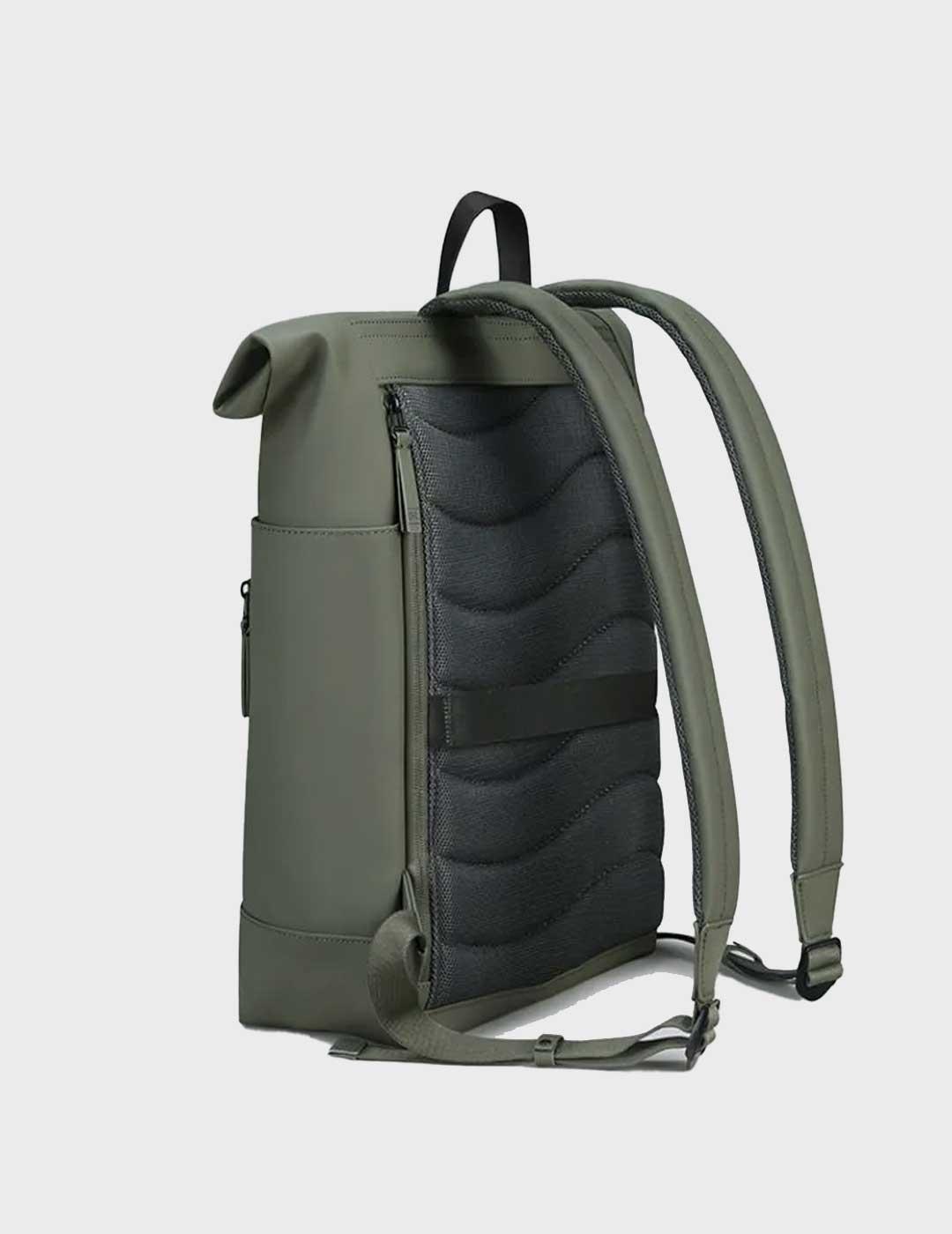 Gastón Luga mochila verde Rullen 13 para hombre y mujer