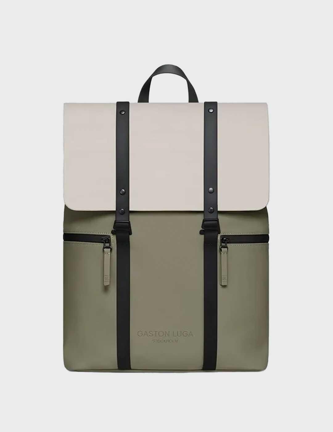 Gastón Luga mochila verde Splash 13 para hombre y mujer