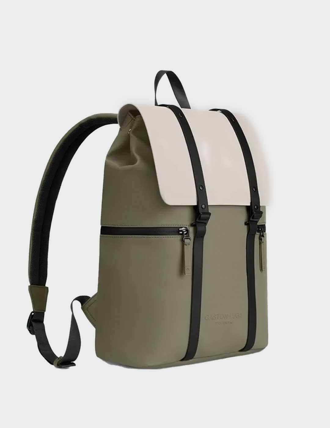Gastón Luga mochila verde Splash 13 para hombre y mujer