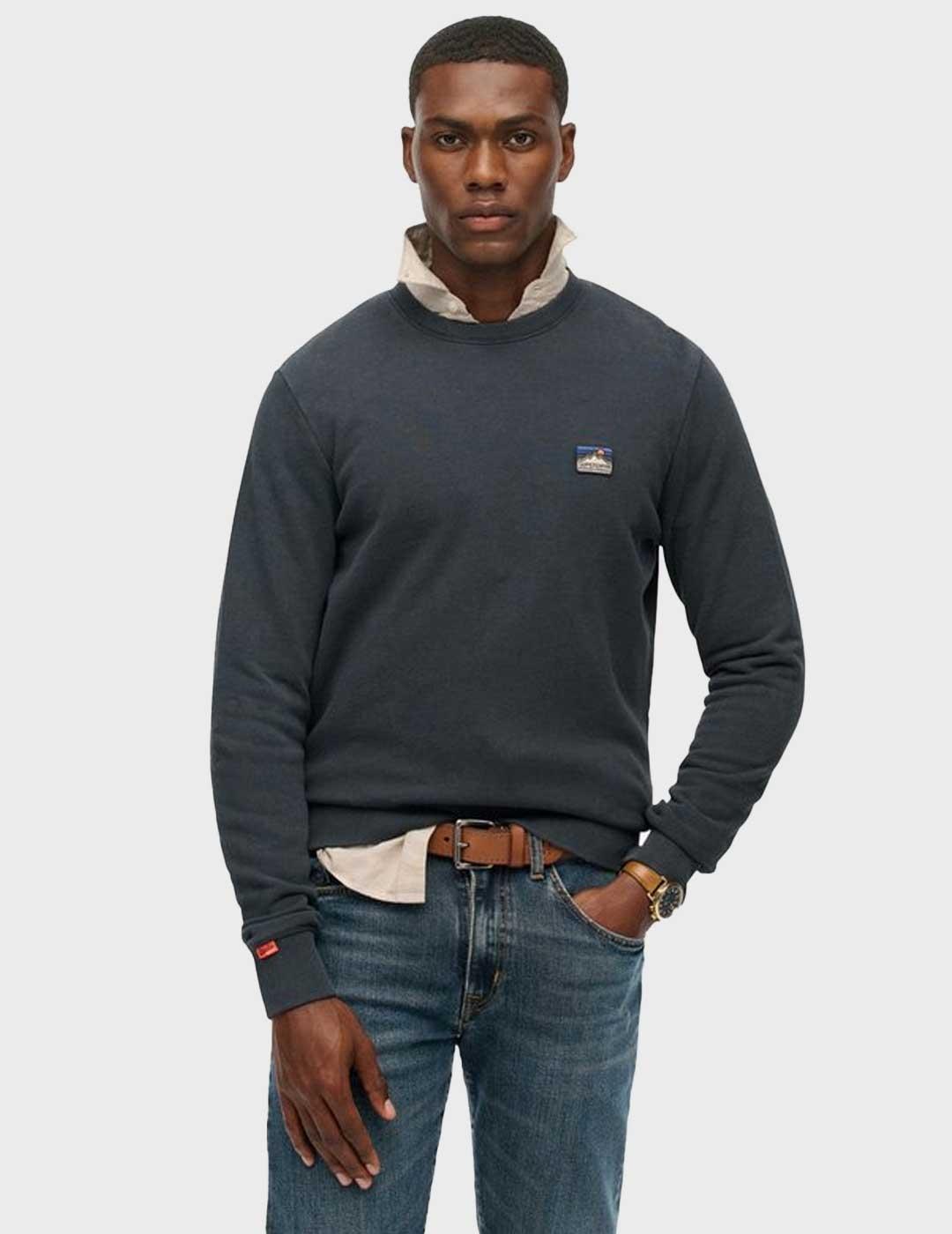 Superdry Great Outdoors sudadera azul marino para hombre