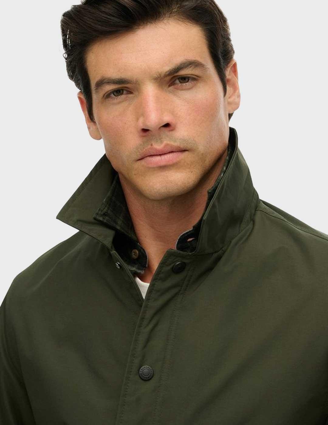 Superdry Nylon Coach chaqueta verde para hombre