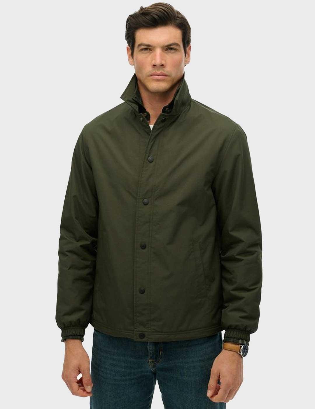 Superdry Nylon Coach chaqueta verde para hombre