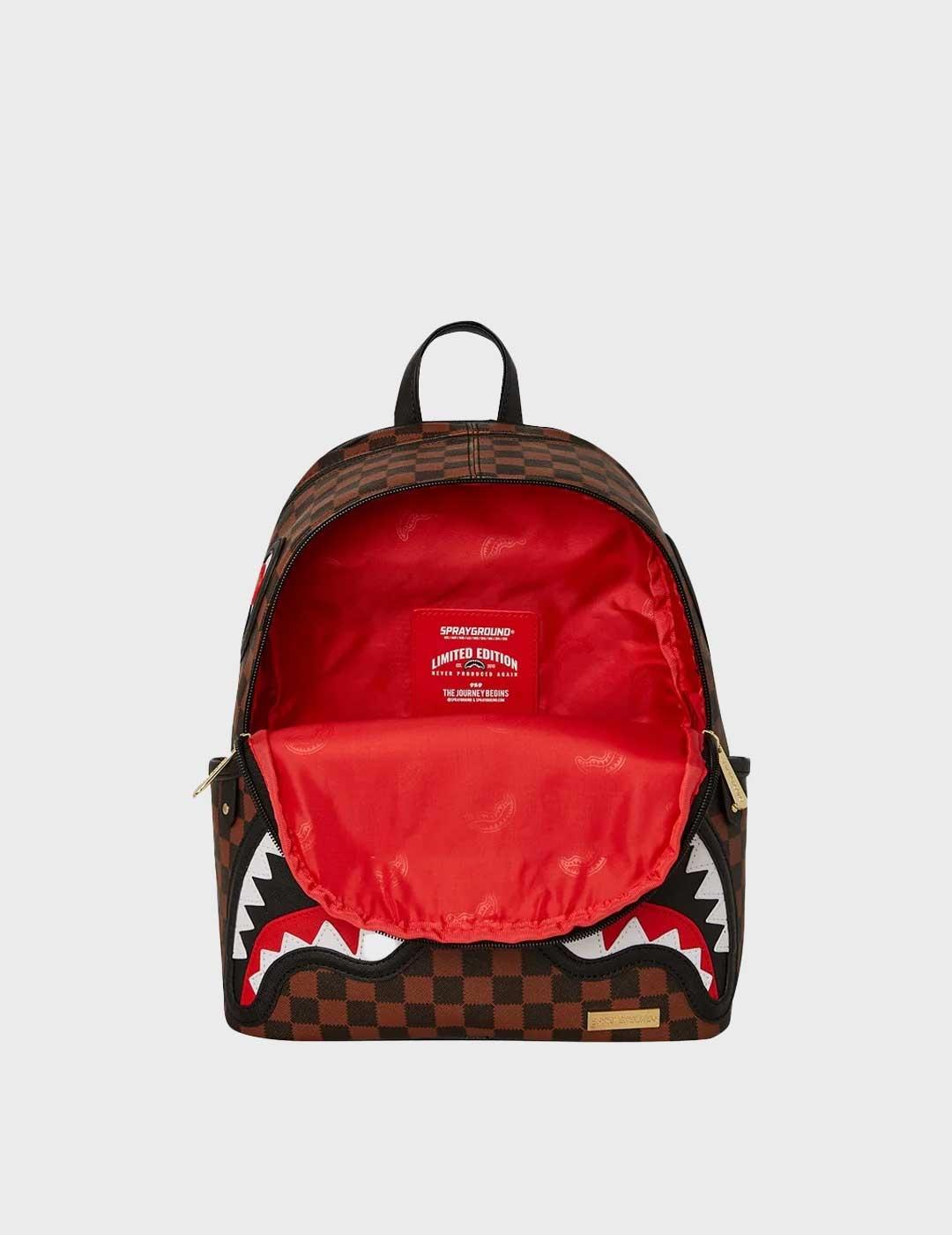 Sprayground Sawtooth Sharks mochila marrón hombre y mujer