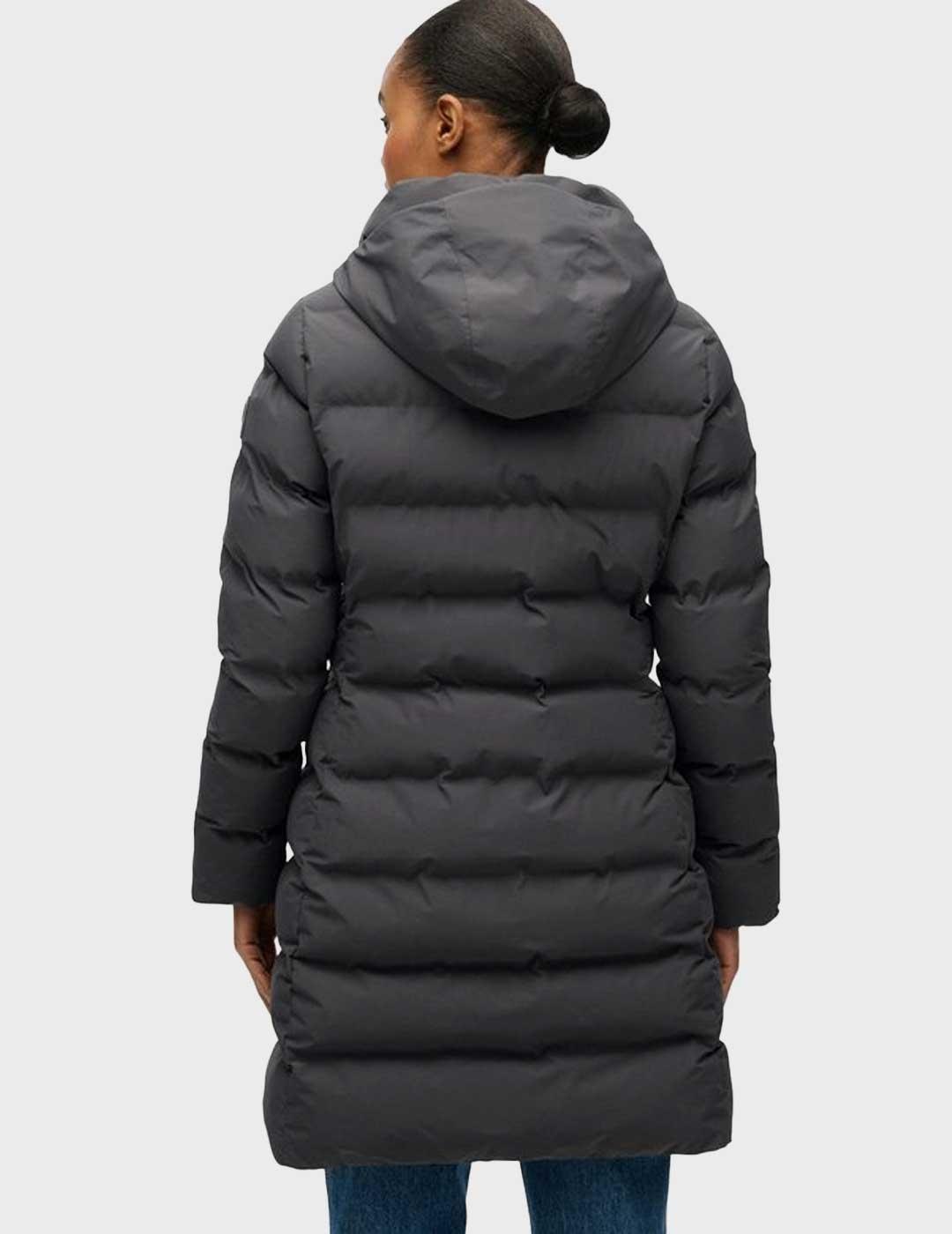 Superdry City Mid chaqueta gris acolchada para mujer