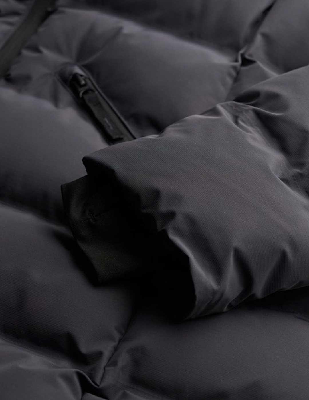 Superdry City Mid chaqueta gris acolchada para mujer