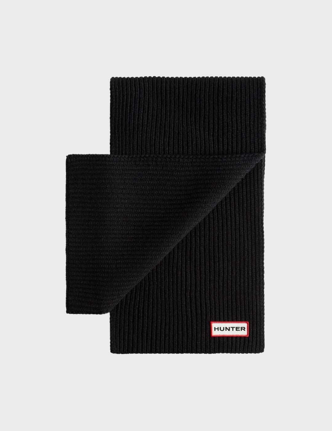 Hunter Set Jura gorro y bufanda negros para hombre y mujer