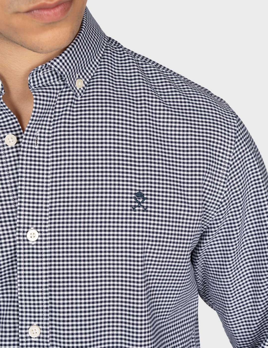 Harper & Neyer Vichy camisa azul de cuadros para hombre