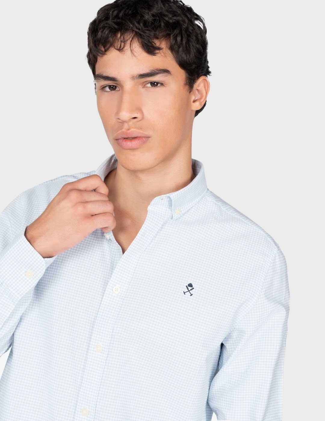 Harper & Neyer Vichy camisa azul para hombre