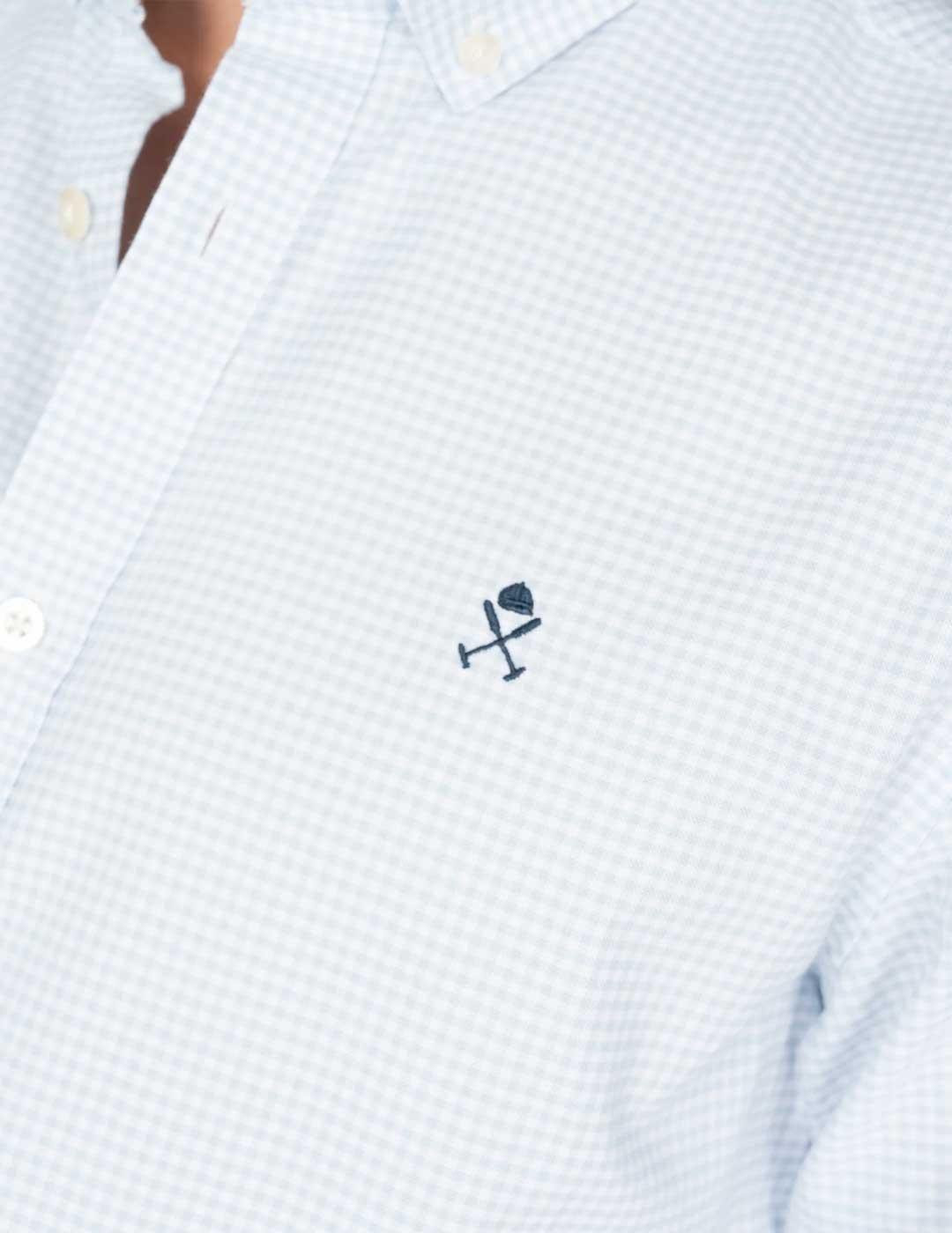 Harper & Neyer Vichy camisa azul para hombre