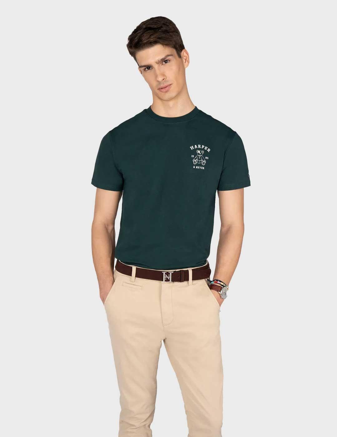 Harper & Neyer Arthur camiseta verde para hombre