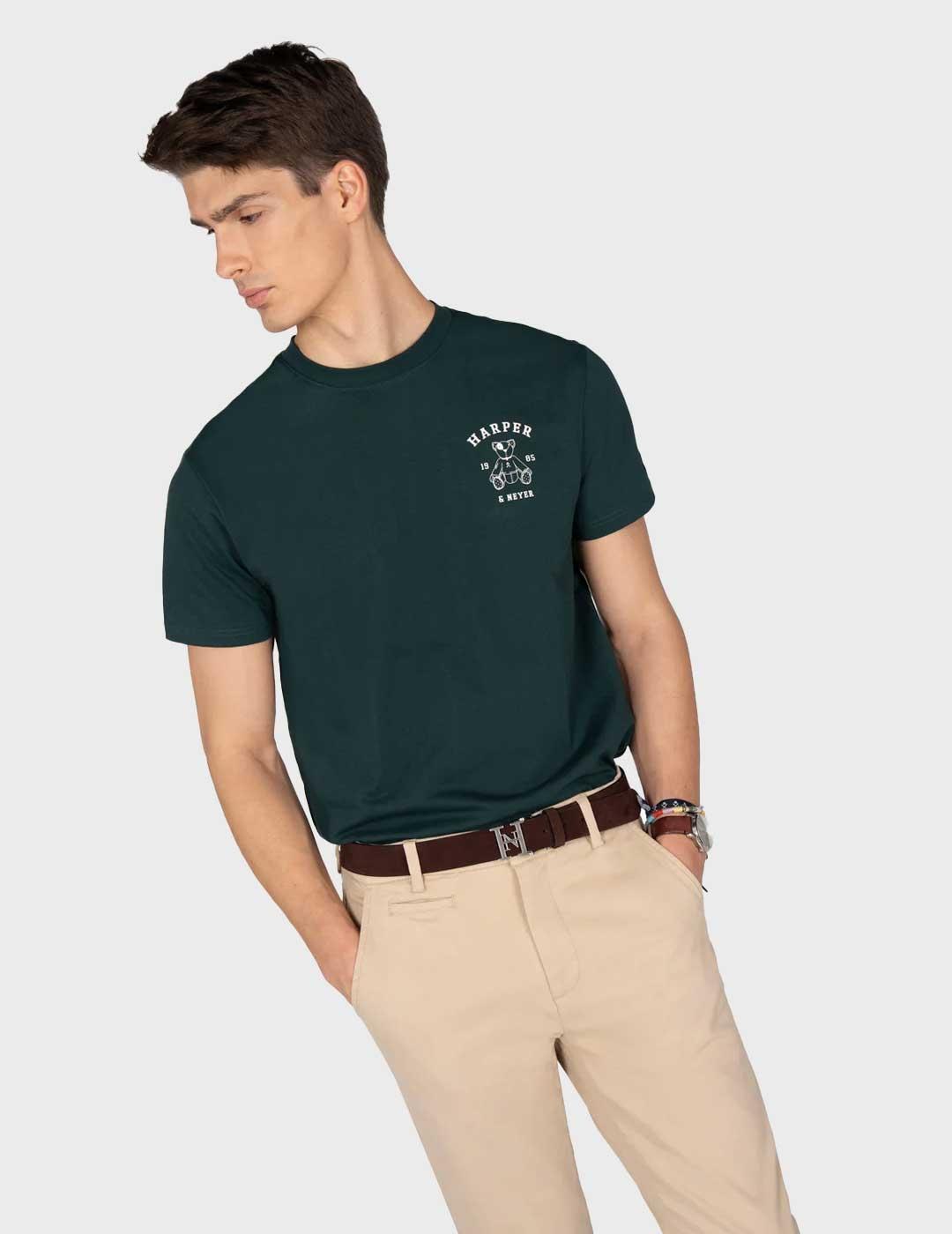 Harper & Neyer Arthur camiseta verde para hombre