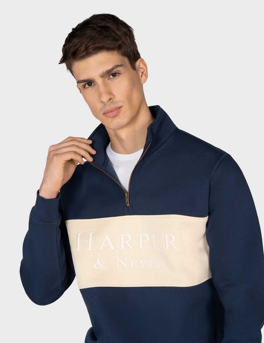 Harper & Neyer Maryland sudadera azul para hombre