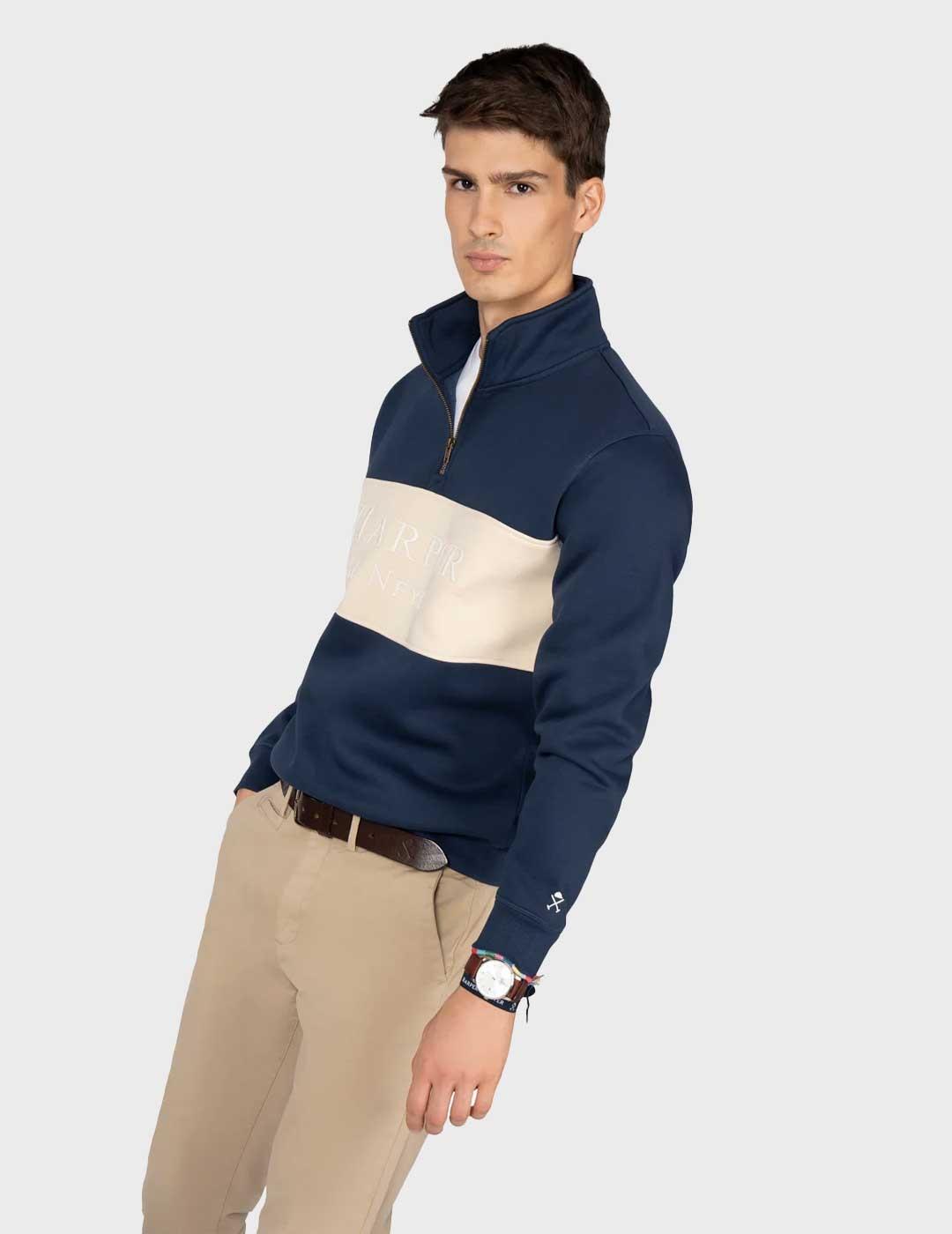 Harper & Neyer Maryland sudadera azul para hombre