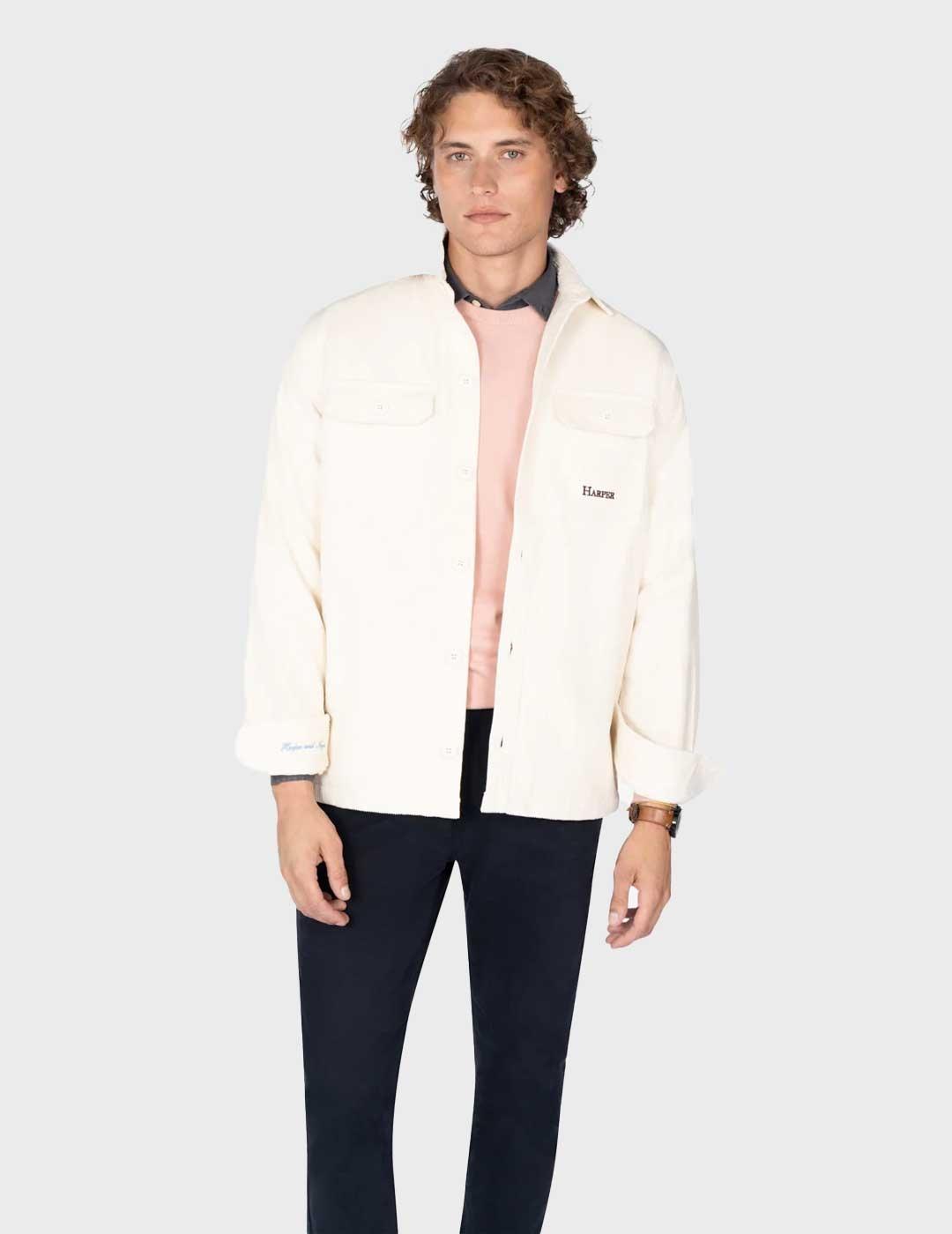 Harper & Neyer Aspen sobrecamisa beige para hombre