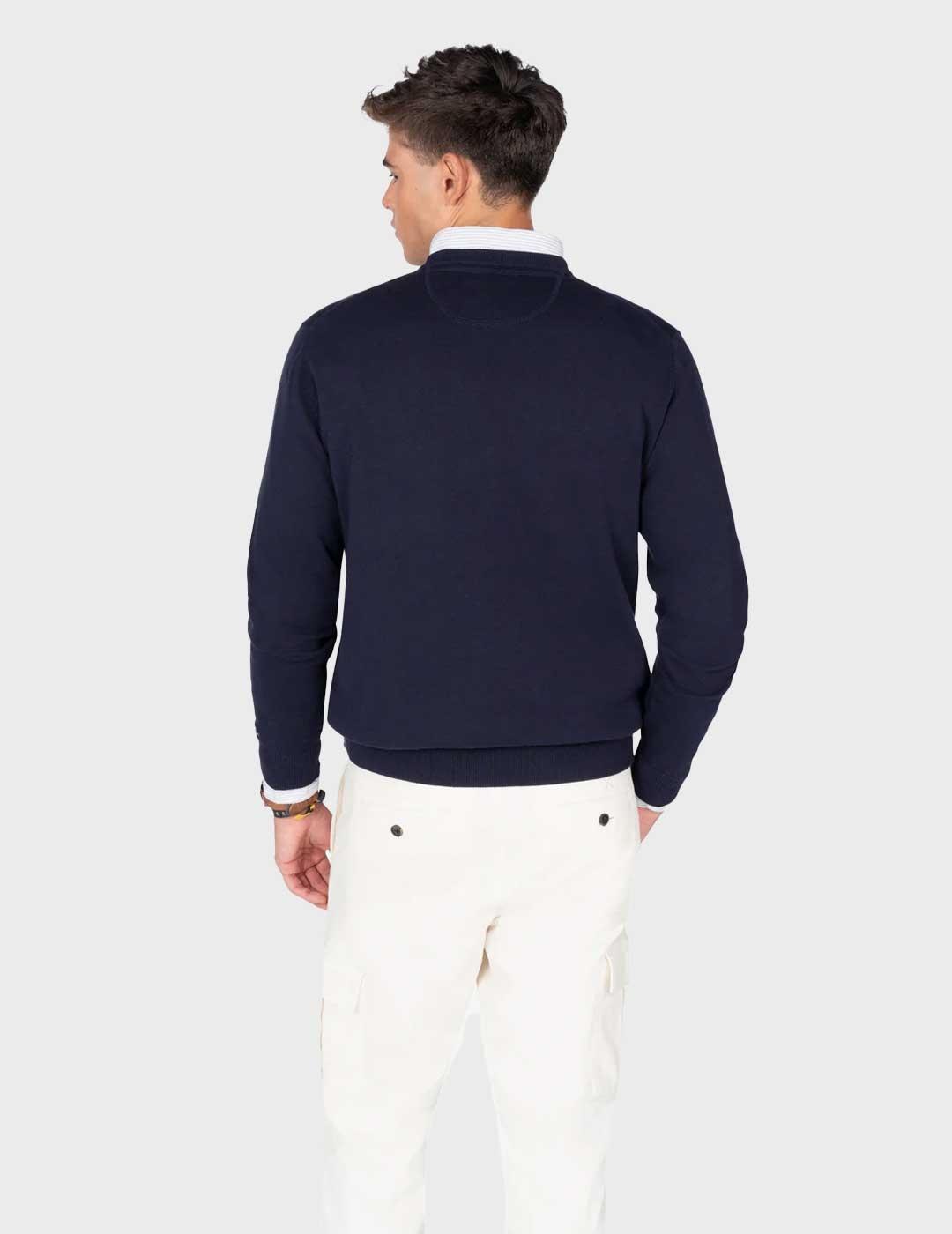 Harper & Neyer Icon Round jersey azul marino para hombre