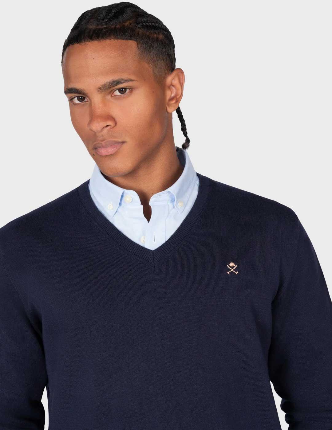Harper & Neyer Icon V jersey azul marino para hombre
