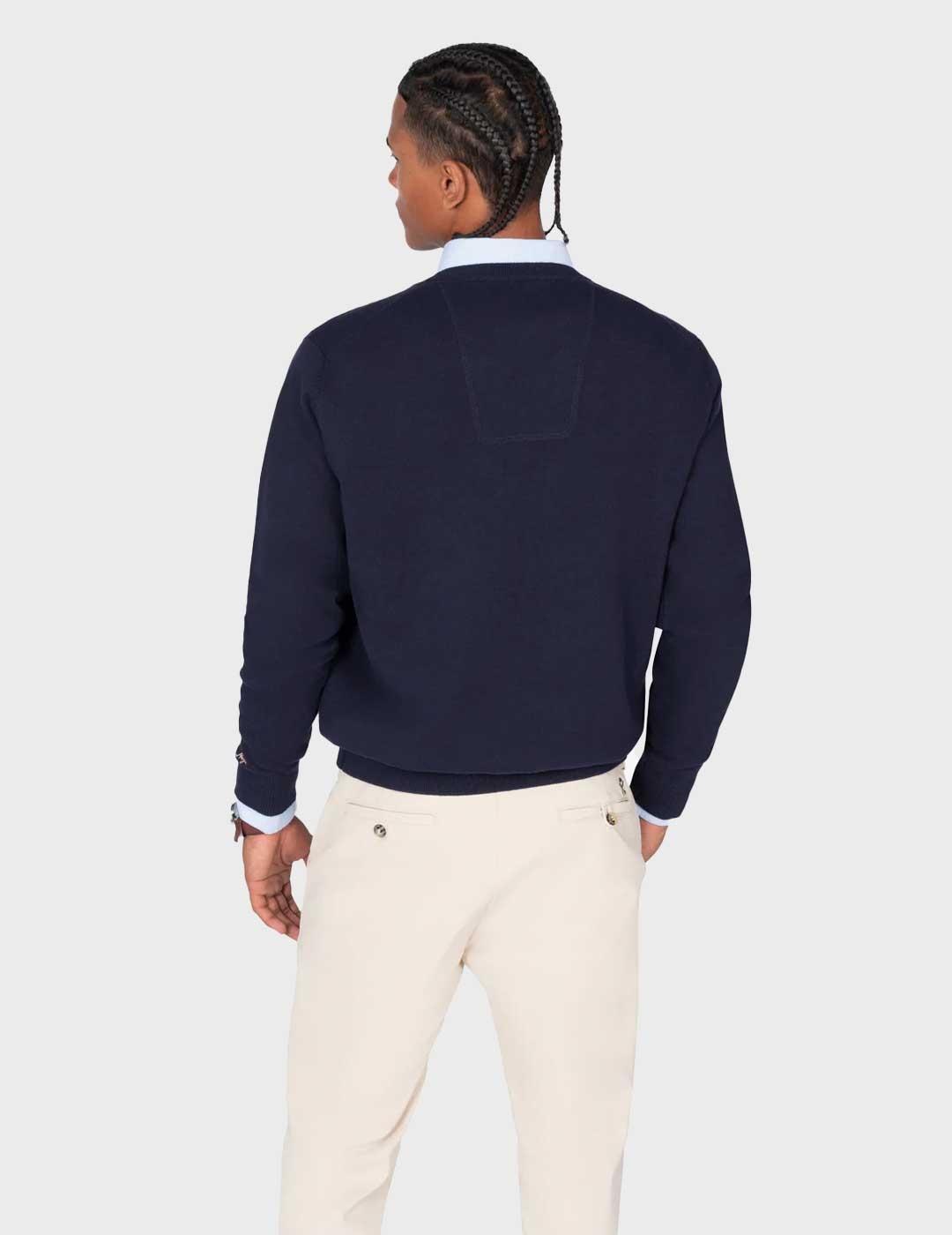 Harper & Neyer Icon V jersey azul marino para hombre